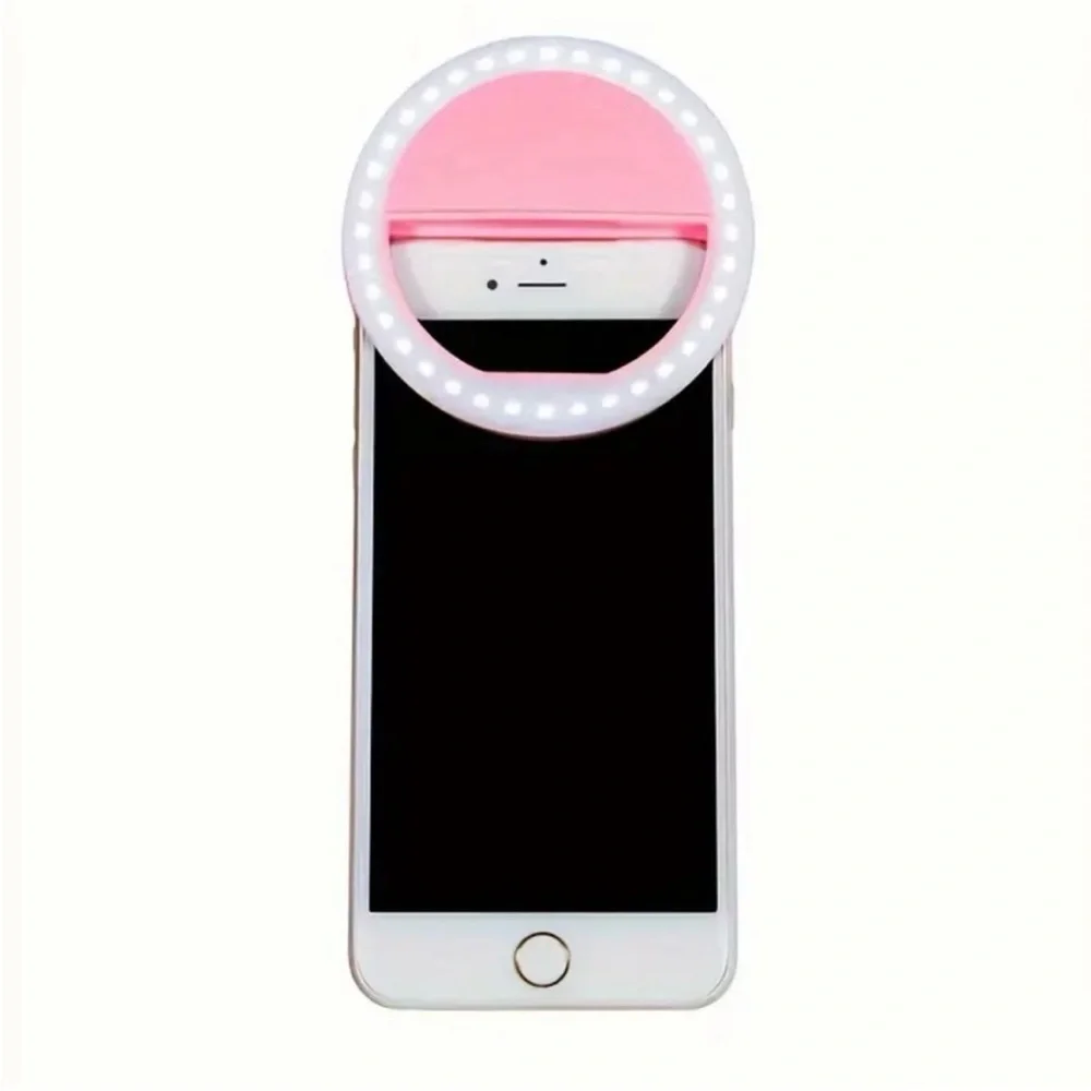 High-Quality LED Selfie Ring Light - Battery Rechargeable- NIB